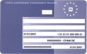 Carte Européenne D'assurance Maladie France