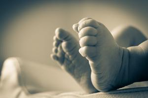 Baby Baby Feet Black And White 89695